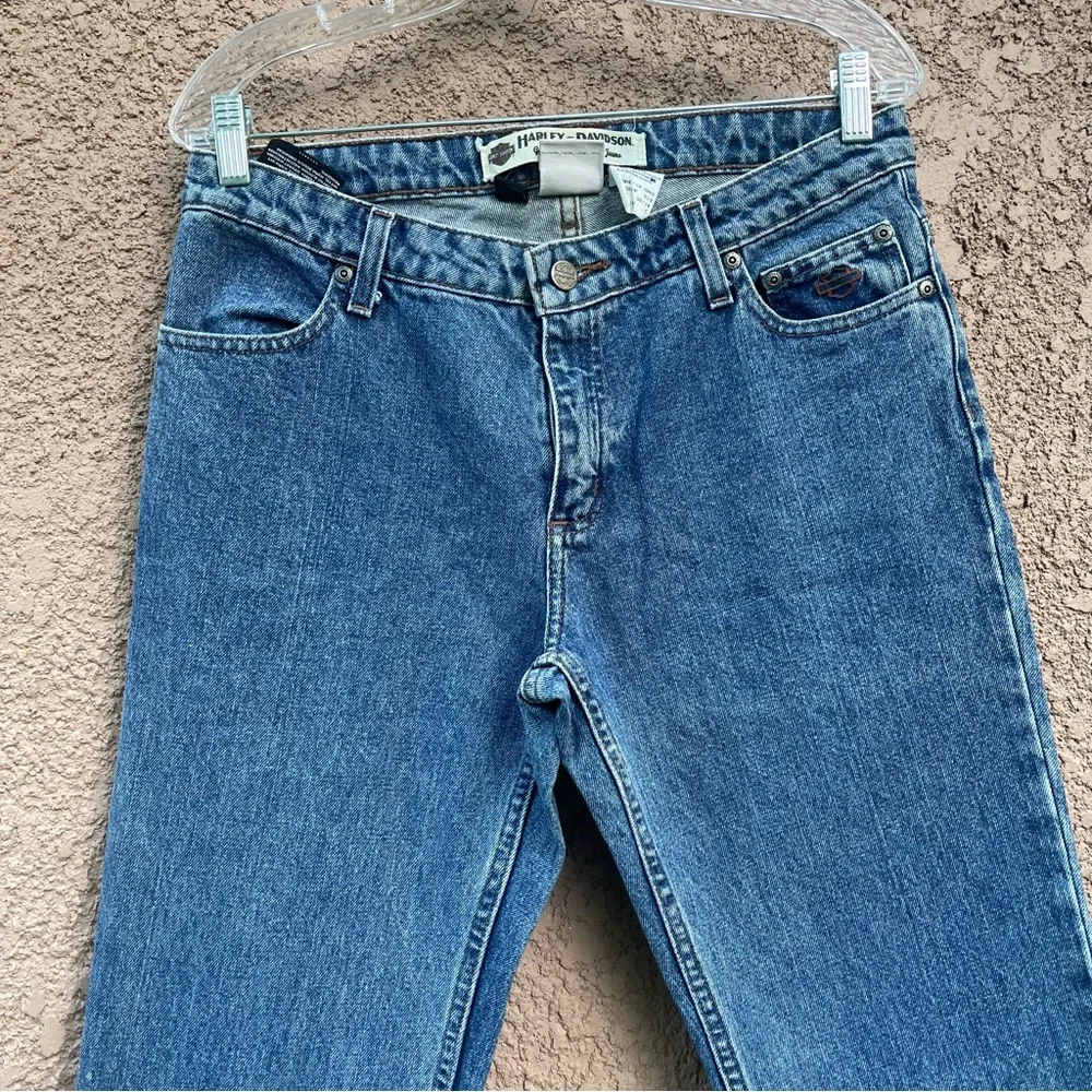 Harley Davidson Womens Jeans Size 8 Moto‎ Streetwear Bikercore Casual Wear